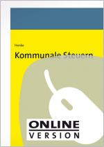 Cover-Bild Kommunale Steuern