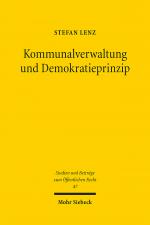 Cover-Bild Kommunalverwaltung und Demokratieprinzip