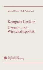 Cover-Bild Kompakt-Lexikon Umwelt- und Wirtschaftspolitik