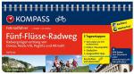 Cover-Bild KOMPASS Fahrradführer Fünf-Flüsse-Radweg, Radvergnügen entlang von Donau, Naab, Vils, Pegnitz und Altmühl
