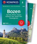 Cover-Bild KOMPASS Wanderführer Bozen, Sarntal, Ritten, Eppan, Kalterer See, Seiser Alm, Rosengarten, 55 Touren