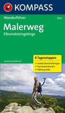 Cover-Bild KOMPASS Wanderführer Malerweg - Elbsandsteingebirge