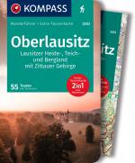 Cover-Bild KOMPASS Wanderführer Oberlausitz, Lausitzer Heide-, Teich- und Bergland, mit Zittauer Gebirge, 55 Touren mit Extra-Tourenkarte