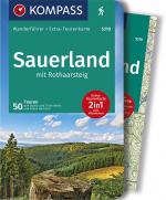 Cover-Bild KOMPASS Wanderführer Sauerland mit Rothaarsteig