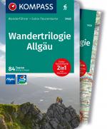 Cover-Bild KOMPASS Wanderführer Wandertrilogie Allgäu, 84 Touren mit Extra-Tourenkarte