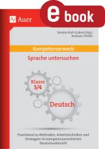 Cover-Bild Kompetenzerwerb Sprache untersuchen 3+4