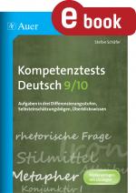 Cover-Bild Kompetenztests Deutsch, Klasse 9/10