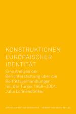 Cover-Bild Konstruktionen europäischer Identität