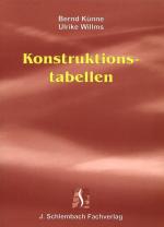 Cover-Bild Konstruktionstabellen