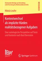 Cover-Bild Kontextwechsel als implizite Hürden realitätsbezogener Aufgaben