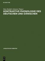Cover-Bild Kontrastive Phonologie des Deutschen und Dänischen