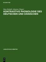Cover-Bild Kontrastive Phonologie des Deutschen und Dänischen