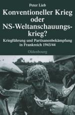 Cover-Bild Konventioneller Krieg oder NS-Weltanschauungskrieg?