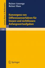 Cover-Bild Konvergenz von Differenzenverfahren für lineare und nichtlineare Anfangswertaufgaben