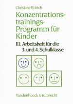 Cover-Bild Konzentrationstrainings-Programm für Kinder. III: 3. und 4. Schulklasse
