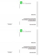 Cover-Bild Konzeptionelle und experimentelle Untersuchungen zur Efflizienzsteigerung von Oberflächenfiltern