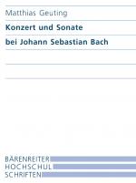 Cover-Bild Konzerte und Sonate bei Johann Sebastian Bach