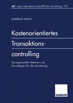 Cover-Bild Kostenorientiertes Transaktionscontrolling