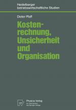 Cover-Bild Kostenrechnung, Unsicherheit und Organisation