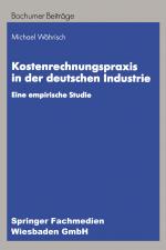 Cover-Bild Kostenrechnungspraxis in der deutschen Industrie