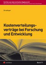 Cover-Bild Kostenverteilungsverträge bei Forschung und Entwicklung