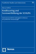 Cover-Bild Kreditscoring und Scorewertbildung der SCHUFA