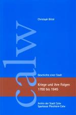 Cover-Bild Kriege und ihre Folgen 1700 bis 1945