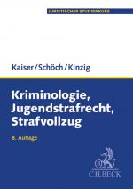 Cover-Bild Kriminologie, Jugendstrafrecht, Strafvollzug