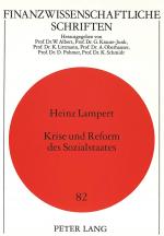 Cover-Bild Krise und Reform des Sozialstaates