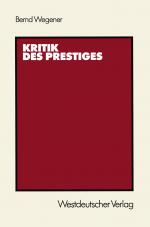 Cover-Bild Kritik des Prestiges