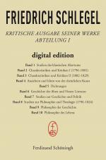 Cover-Bild Kritische Ausgabe seiner Werke