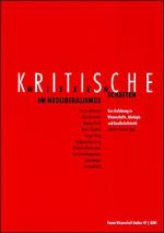 Cover-Bild Kritische Wissenschaften im Neoliberalismus