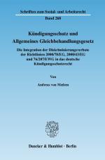 Cover-Bild Kündigungsschutz und Allgemeines Gleichbehandlungsgesetz.