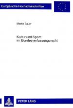 Cover-Bild Kultur und Sport im Bundesverfassungsrecht