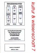 Cover-Bild Kulturfinanzierung im Föderalismus /Financing the Arts in Federal States
