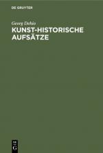 Cover-Bild Kunst-historische Aufsätze