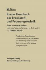 Cover-Bild Kurzes Handbuch der Brennstoff- und Feuerungstechnik