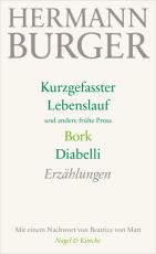 Cover-Bild Kurzgefasster Lebenslauf und andere frühe Prosa. Bork. Diabelli