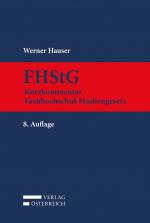 Cover-Bild Kurzkommentar Fachhochschul-Studiengesetz