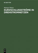 Cover-Bild Kurzschlußströme in Drehstromnetzen