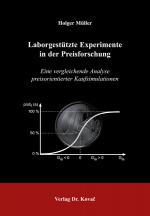 Cover-Bild Laborgestützte Experimente in der Preisforschung