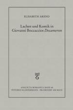 Cover-Bild Lachen und Komik in Giovanni Boccaccios Decameron