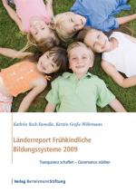 Cover-Bild Länderreport Frühkindliche Bildungssysteme 2009