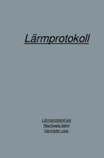 Cover-Bild Lärmprotokoll Buch