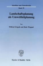 Cover-Bild Landschaftsplanung als Umweltleitplanung.