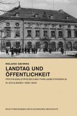 Cover-Bild Landtag und Öffentlichkeit