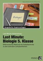 Cover-Bild Last Minute: Biologie 5. Klasse