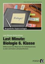 Cover-Bild Last Minute: Biologie 6. Klasse