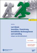 Cover-Bild Last Minute Investition, Finanzierung, betriebliches Rechnungswesen und Controlling