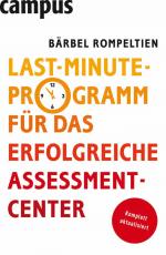 Cover-Bild Last-Minute-Programm für das erfolgreiche Assessment-Center